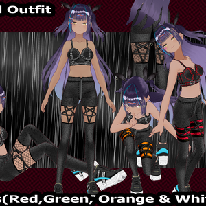 Goth, Alternative E-Girl Outfit  - BETA & Stable VROID