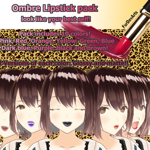 VROID Ombre Lipstick/Gloss Pack!  - BETA&STABLE VROID