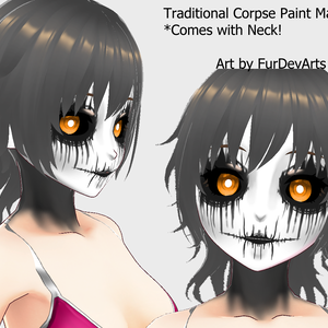 VROID!! Traditional Corpse paint makeup // Vroid Stable & Beta