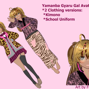 Vroid Character - Yamanba Gyaru Gal