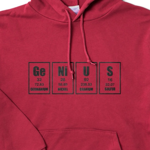 GeNiUS パーカー(Burgundy&Black)