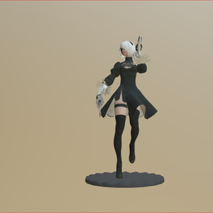 NieR:Automata :2b 3Dキャラクター 3Dモデル VRChat NieR:Automata :2b 3D Characters 3D Model VRChat