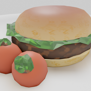 メロのハンバーガー