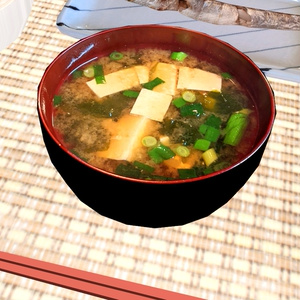 【VRChat想定】お味噌汁 △1530