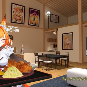 定食セット　食べられるUDONギミックのおまけつき Japanese Set Meal 缩略图 10