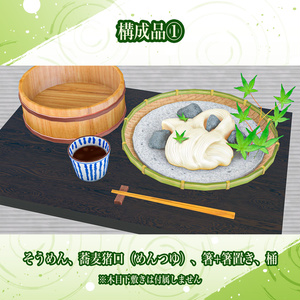 流しそうめんキット 組み立てて流して食べられるUdonギミックのおまけつき 缩略图 2