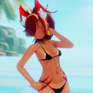 Noir Tide | Dress & Bikini Set for Velle