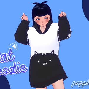 [VROID] Kawaii Cat Hoodie