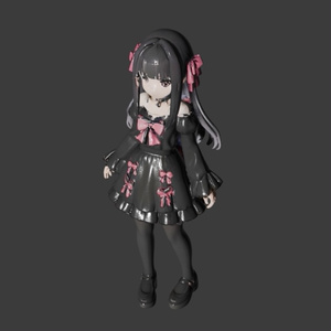 【３Dモデル】地雷ちゃん