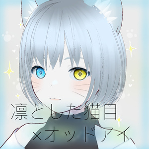 「凛とした猫目」瞳テクスチャ【VRoid用】