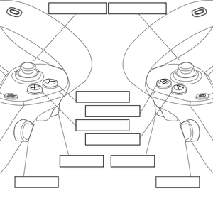 MetaQuestコントローラーの操作説明図
