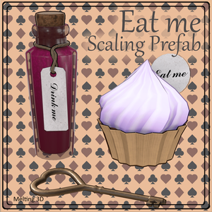 Alice in Wonderland Eat Me Avatar Scaling System