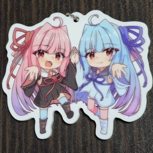 重音テト・足立レイ ラバーストラップ - 篠三屋(BOOTH支店) - BOOTH