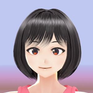 VRC 女性用ボブヘアー#1