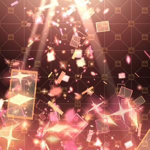 YYR Square Stars Brushes CLIP STUDIO [星、空、エフェクト、パーティクル、デコレーション、火花、キラキラ、天体、塵、流星、銀河、背景、アクセサリー]