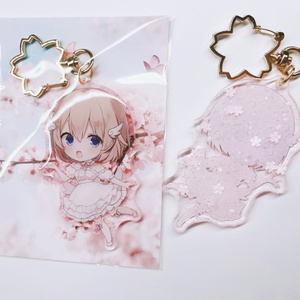 羽澄愛 アクリルキーホルダーSAKURA【特典！選べるブロマイド直筆サイン入り】