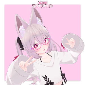 【34アバター対応】メガネ「ラブリーキャット」ver.2（UA-G01）/ 🆙8月25日追加 缩略图 26