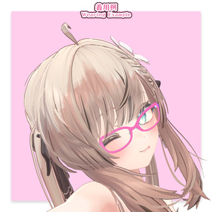 【34アバター対応】メガネ「ラブリーキャット」ver.2（UA-G01）/ 🆙8月25日追加 缩略图 21