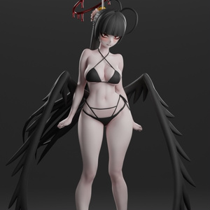 ブルーアーカイブ カヨコ(ドレスver.) ガレージキット - hatch scale