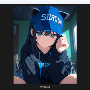 左右にサムネイルがある 画像ビューア ImageViewer_2_3