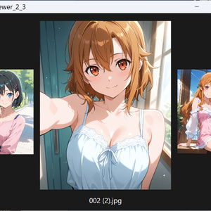 左右にサムネイルがある 画像ビューア ImageViewer_2_3,[2]
