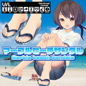 マーブルビーチサンダル/Marble beach sandals