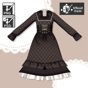 Saku*saku classical クラシカルギンガムドレスセット/classical gimgam dress set