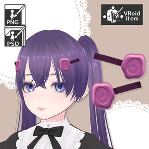 Saku*saku シーリングスタンプピン/Sealing stamp hairpin