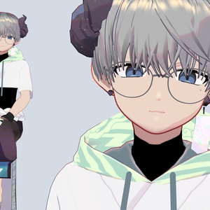 【無料】VRoidモデル「和男子くん」 VRChat・cluster用想定モデル