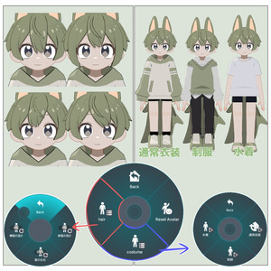 【VRC想定】狐少年「ユウト」 缩略图 4