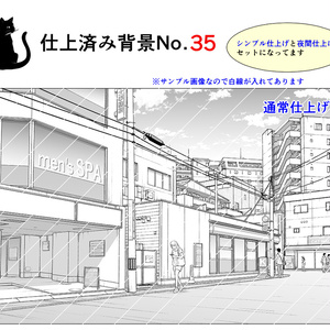 仕上済背景No.35
