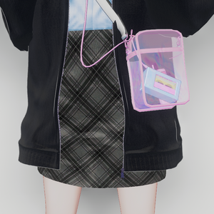 '90s Clear Pouch & Cassette Player