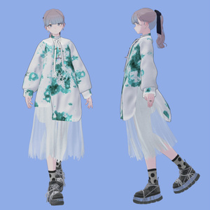 【Lapwing】Asymmetry shirt dress 缩略图 3