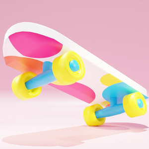 スケートボード　(skateboard) 3Dモデル UnityやVRC用