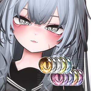 【輝夜 Kaguya】Cat ScarGaze Eye + MakeUp + Blendshape 缩略图 2