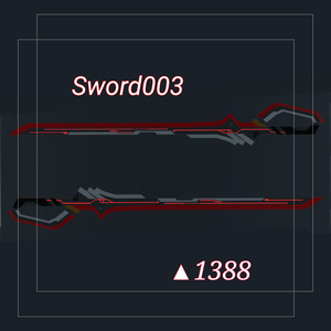 【VRC/Unity3Dモデル】Sword003