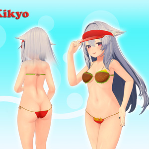 Burger & Fries Bikini ハンバーガー ビキニ (VRChat avatar attachment) 缩略图 2