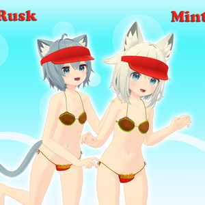 Burger & Fries Bikini ハンバーガー ビキニ (VRChat avatar attachment) 缩略图 8