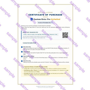 Custom Enter Pro Unlimited Serial Key