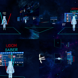 4画面同時撮影ギミック/4 Multi Screen Recording System (VRChat)