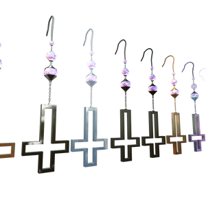 Cross earring