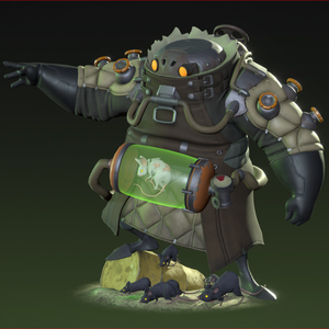 RAT 3D モデル 3D キャラクター VRChat RAT 3D Model 3D Characters VRChat