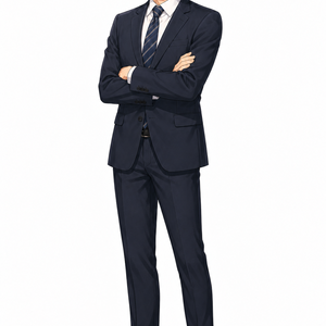 【立ち絵素材】30代男性サラリーマン 全身＋表情差分8種