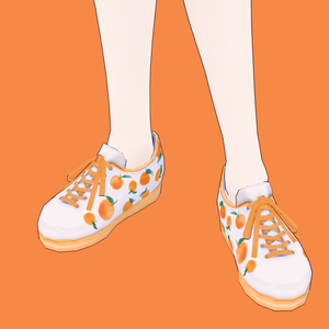 [Vroid] (Free)フリー Sneaker Orange