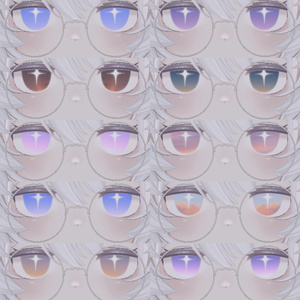 瞳テクスチャ「1B1 空いろ」[#Emmelie3D 対応][Free] 缩略图 2