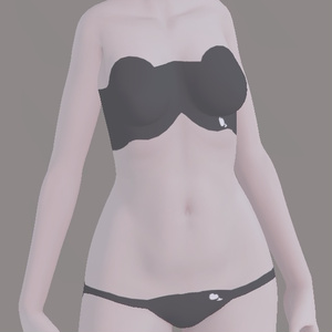 #Emmelie3D 対応 身体Mesh用下着テクスチャ [Free] | 1B3