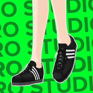 Vroid Sneakers shoes casual sport stripes (7 style variation)