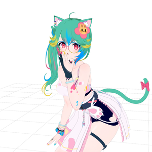 Rosedoodle 3Dモデル（MMD対応）