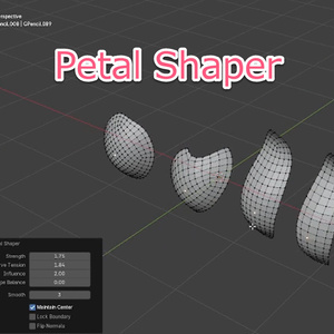 【Blender Addon】AK GP Tool - GP Extras ： Grease Pencilからメッシュへの変換→面の作成を効率化するアドオン 缩略图 6