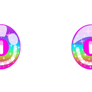 Rainbow sparkle eyes texture 